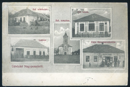 97266 NAGYPESZEK / Veľky Pesek 1914. Régi Képeslap , Klein üzlete  /  NAGYPESZEK 1914 Vintage Pic. P.card, Klein's Store - Hungary