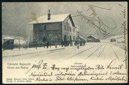 97320 RAJECZ 1908. Állomás, Régi Képeslap  /  RAJECZ 1908 Station Vintage Pic. P.card HUNGARY / SLOVAKIA - Hongarije