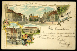 99051 KASSA 1899. Litho Képeslap HUNGARY / SLOVAKIA - Hungary