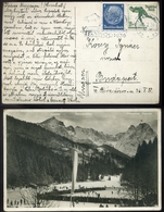 83888 SPORT Téli Olimpia.1936. Garmisch Partenkirchen A Bronz érmes Rotter Emília Sk. Képeslapja  Budapestre Küldve  / - Figure Skating