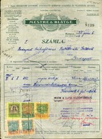 95948 Mestre & Blatgé , Autó és Aviatikai Kelléke, Régi Fejléces,céges Számla 1925. - Ohne Zuordnung