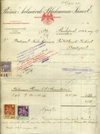 95978 PHÖNIX Acélművek  Régi,fejléces,céges Számla 1912. - Unclassified