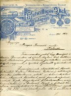 95979 Guttwillig és Dick Bútorszállítás Régi,fejléces,céges Számla 1903 - Unclassified