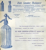 95925 Pvető Sándor, Szikvízgyár, Régi Fejléces, Céges Levél 1910. - Ohne Zuordnung