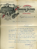 95931 Bokor János, Paprika Malom, Régi Céges,fejléces Levél 1907. Szeged - Ohne Zuordnung