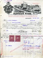 96005 Marcus Pick Régi ,fejléces,céges Számla  1927. Szeged. - Ohne Zuordnung