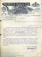 95953 Stern József, Divatáruház Régi ,fejléces,céges Levél 1915. - Unclassified