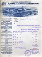 95956 BUDAPEST Községi Élelmiszerárusító Üzem Régi ,fejléces,céges Levél 1924. - Ohne Zuordnung