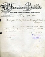 95958 Fodor Béla Paprikamalom ,fejléces,céges Levél 1926 - Zonder Classificatie