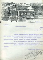 95960 Hohenberg Ferenc Tiszti Egyenruházati , Paszomány  ,fejléces,céges Levél 1916. - Ohne Zuordnung