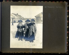 POLAND  LENGYELORSZÁG 1917. Galícia I.VH-s Fotóalbum, Sok Jó Város Fotóval,katonák,judaica Etc. 22 Fotó Oldal. - Krieg, Militär