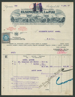 97347 ELSINGER és FIAI 1916. Fejléces, Céges Számla  /  ELSINGER And SONS 1916 Letterhead Corp. Bill - Unclassified