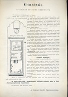 97861 BUDAPEST 1883. Fővárosi Tűzoltó Parancsnokság, Utasítás Tűzjelző Készülékek Kezelésére  /  BUDAPEST 1883 Metropoli - Unclassified