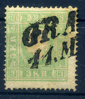 94998 1858. 3Kr Szép Bélyeg , Graz - Used Stamps