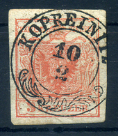 95540 KOPREINITZ 3Kr Szép Bélyegzés - Used Stamps