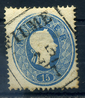 95532 FIUME 15Kr Szép Bélyegzés - Used Stamps