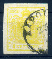 95560 1858. 1Kr Szép Bélyeg, Kápolna - Used Stamps