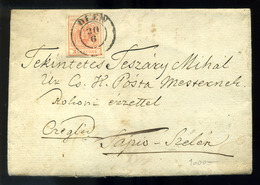 96356 OFEN 1856. Szép 3kr-os Levél, Tartalommal Tápiószelére Küldve Teszáry Mihály Postamesternek - Used Stamps