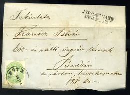96345 PESTH 1864. Helyi Levél 3kr-ral , Tartalommal - Used Stamps