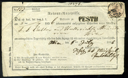 96387 PESTH 1856. Recepisse 6kr-ral - Used Stamps