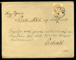 95731 PESTH  186.. 15Kr Levélen, Hajduszoboszlóra Küldve - Used Stamps