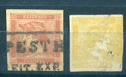 97868 Merkúr Hírlapbélyegek 2db Hamisítvány - Used Stamps
