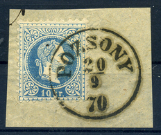 95554 POZSONY 15Kr Szép Bélyegzéssel - Used Stamps