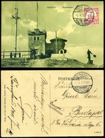 96861 KÍNA 1911. Tsingtau Képeslap, Német Postával Budapestre Küldve - Covers & Documents