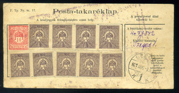 95765 SZEGED 1921. Díjjegyes Postakaréklap , Ritka! - Covers & Documents