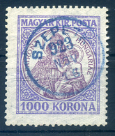 92354 SZEPETK Madonna 1000K Szép Egykörös Kék Bélyegzés - Lettres & Documents