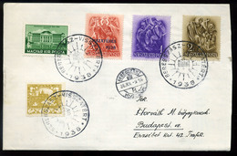 96286 BEREGSZÁSZ 1938. Dekoratív, Ajánlott Visszatért Levél Budapestre Küldve - Lettres & Documents