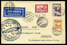 96364 1931. Zeppelin, Dekoratív Belföldi Légi Levél - Lettres & Documents
