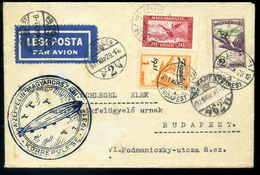 96366 1931. Zeppelin, Dekoratív Belföldi Légi Levél - Lettres & Documents