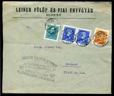 96423 BUDAPEST 19933. Leiner Fülöp és Fiai Céges Levél "Harminc Éve Repül Az Ember " Alkalmi Bélyegzéssel - Covers & Documents