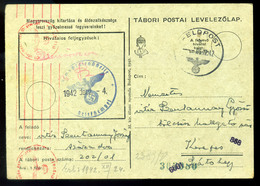96746 II. VH Tábori Posta Levlap Német Tábori Postával Kerepesre Küldve - Covers & Documents