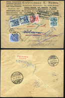 98085 AUSZTRIA 1936. Érdekes, Tovább és Kolozsvárról Visszaküldött Boríték Gróf Teleki Margitnak Küldve , Kettős Portózá - Covers & Documents