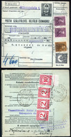 98090 RÁKOSPALOTA 1933. Csomagszállító Arcképek-P-f Bérmentesítéssel Hejőcsabára Küldve, Négybélyeges Portózással - Lettres & Documents