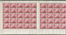97003 1952. Rákosi 60f Teljes ív üres Mezőkkel,középrésszel - Unused Stamps