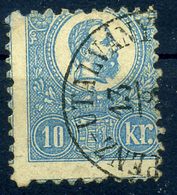 95891 Kőnyomat 10Kr Pénzutalvány Szép Bélyegzés , Jó Bélyeg - Used Stamps