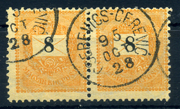 95519 CSEREVIC 8kr Pár,szép Bélyegzés - Used Stamps