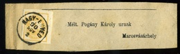 95747 NAGYENYED 1890. Szép Címszalag Marosvásárhelyre Küldve - Used Stamps