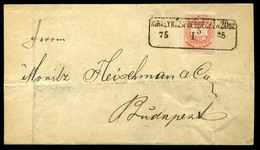 96404 1876. Levél Királyháza-Debrecen Luxus Mozgóposta Bélyegzéssel Budapestre - Used Stamps