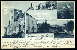 96713 ORAHOVICA 1899. Régi Képeslap, Függőleges 1kr Párral  /  ORAHOVICA 1899 Vintage Pic. P.card Vertical 1Kr Pair - Used Stamps