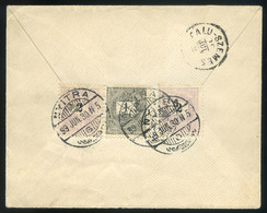 97148 NYITRA 1899. Szép Krajcáros Levélke Balatonszemesre Küldve  /  NYITRA 1899 Nice Kr Small Letter To Balatonszemes - Used Stamps
