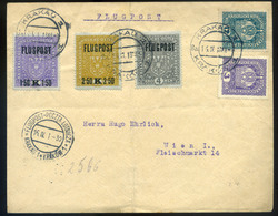 97023 AUSZTRIA 1918. Légi Levél Krakkó > Wien - Covers & Documents