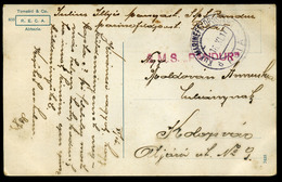 93641 K.u.K. Haditengerészet,I.Vh. 1917. Képeslap, S.M.S. Pandur Hajó Bélyegzéssel / NAVY WW I 1917 Vintage Pic. P.card  - Used Stamps