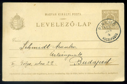 96414 PINKAFŐ 1913. Díjjegyes Levlap, Szép Kocsiposta Bélyegzéssel Budapestre Küldve - Used Stamps