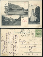 97247 DIÓSFALU / Orechov 1909. Régi Képeslap, Ritka Postaügynökségi Bélyegzéssel  /  HUNGARY / SLOVAKIA - Hongrie
