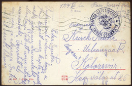 97702 K.u.K. Haditengerészet, I.VHKépeslap Torpedodepotschiff Bélyegzéssel Kolozsvárra Küldve / NAVY WW I Vintage Pic. P - Covers & Documents