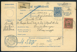 98110 PRIBILINA / Pribylina 1915. Csomagszállító Simontornyára A Huszár Laktanyába Küldve - Gebraucht
